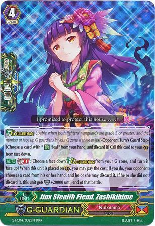 Jinx Stealth Fiend Zashikihime G FC04 032EN Triple Rare RRR Jinx Stealth Fiend Zashikihime G FC04 032EN Triple Rare RRR