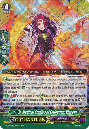 Medical Studies of Extinction Vincent G FC04 040EN Triple Rare RRR Medical Studies of Extinction Vincent G FC04 040EN Triple Rare RRR