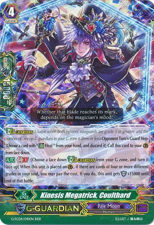 Kinesis Megatrick Coulthard G FC04 041EN Triple Rare RRR Kinesis Megatrick Coulthard G FC04 041EN Triple Rare RRR