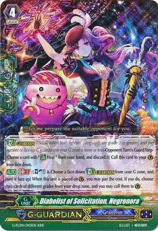 Diabolist of Solicitation Negronora G FC04 043EN Triple Rare RRR Diabolist of Solicitation Negronora G FC04 043EN Triple Rare RRR