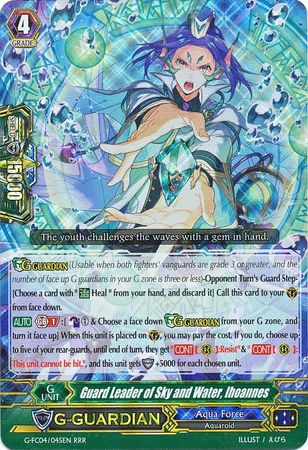Guard Leader of Sky and Water Ihoannes G FC04 045EN Triple Rare RRR Guard Leader of Sky and Water Ihoannes G FC04 045EN Triple Rare RRR