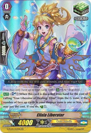 Elixia Liberator G FC04 053EN Double Rare RR Cardfight Vanguard Fighter s Collection 2017 Singles Elixia Liberator G FC04 053EN Double Rare RR Cardfight Vanguard Fighter s Collection 2017 Singles