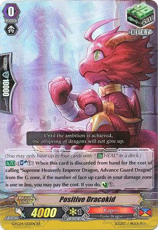 Positive Dracokid G FC04 055EN Double Rare RR Cardfight Vanguard Fighter s Collection 2017 Singles Positive Dracokid G FC04 055EN Double Rare RR Cardfight Vanguard Fighter s Collection 2017 Singles