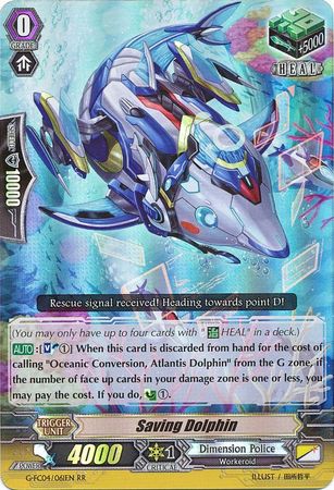 Saving Dolphin G FC04 061EN Double Rare RR Saving Dolphin G FC04 061EN Double Rare RR