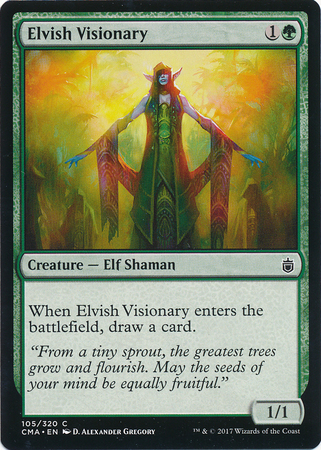 Elvish Visionary 105 320 Commander Anthology Singles Elvish Visionary 105 320 Commander Anthology Singles