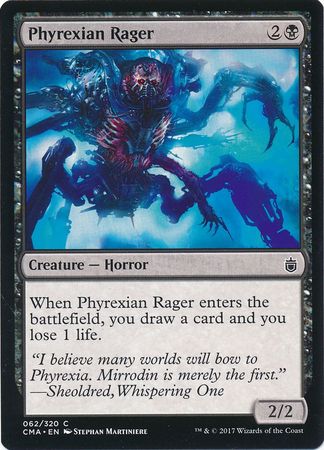Phyrexian Rager 062 320 Commander Anthology Singles Phyrexian Rager 062 320 Commander Anthology Singles