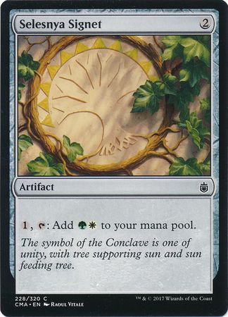 Selesnya Signet 228 320 Commander Anthology Singles Selesnya Signet 228 320 Commander Anthology Singles