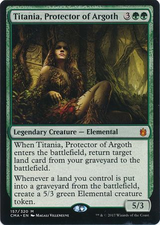 Titania Protector of Argoth 157 320 Commander Anthology Singles Titania Protector of Argoth 157 320 Commander Anthology Singles
