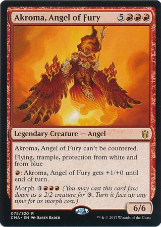 Akroma Angel of Fury 075 320 Commander Anthology Singles Akroma Angel of Fury 075 320 Commander Anthology Singles