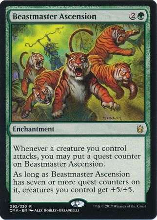 Magic MTG NearMint Beastmaster Ascension ~ Commander 2014