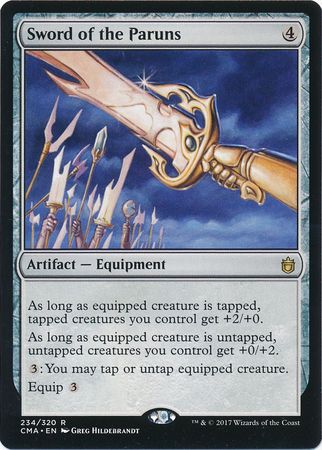Sword of the Paruns 234 320 Commander Anthology Singles Sword of the Paruns 234 320 Commander Anthology Singles