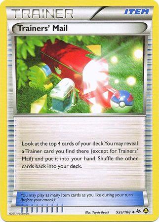 Trainers Mail 92a 108 Alternate Art Non Holo Promo Trainers Mail 92a 108 Alternate Art Non Holo Promo