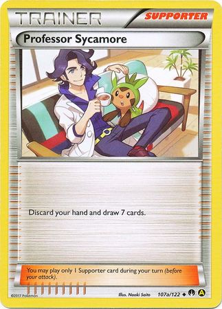 Professor Sycamore 107a 122 Alternate Art Non Holo Promo Professor Sycamore 107a 122 Alternate Art Non Holo Promo