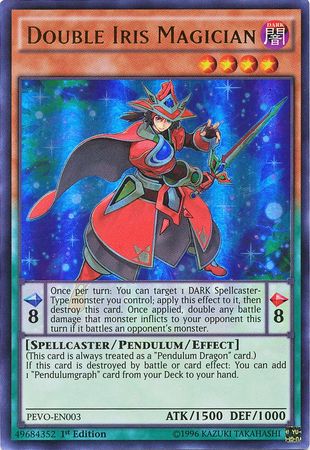 Double Iris Magician PEVO-EN003 1st Yu-Gi-Oh 