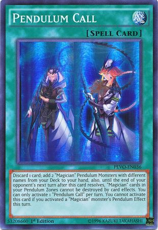 Pendulum Call Pendulum Evolution Yugioh Trollandtoad