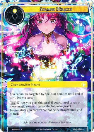 Strange Miracle ENW 015 Rare Force of Will Echoes of the New World Singles Strange Miracle ENW 015 Rare Force of Will Echoes of the New World Singles