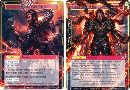 Swordsman of Fire Dimension Brigade s Leader Adelbert ENW 031 Rare Foil Swordsman of Fire Dimension Brigade s Leader Adelbert ENW 031 Rare Foil