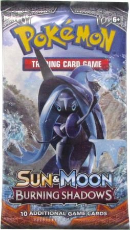 1 Sun and Moon Burning Shadows Booster Pack Random Artwork for sale online