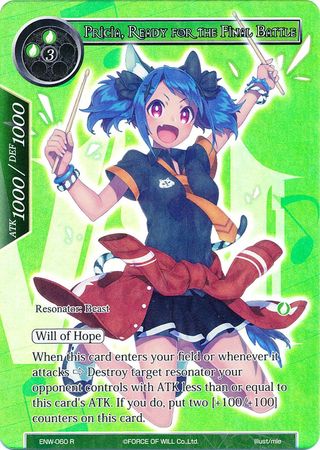 Pricia Ready for the Final Battle ENW 060 Rare Alternate Full Art Foil Pricia Ready for the Final Battle ENW 060 Rare Alternate Full Art Foil