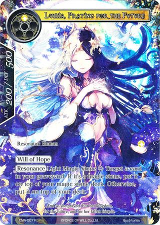 Lumia Praying for the Future ENW 007 Rare Full Art Lumia Praying for the Future ENW 007 Rare Full Art