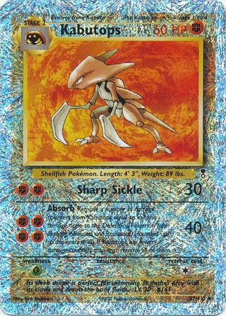 Kabutops REVERSE LEGENDARY COLLECTION ENG GRAAD 6