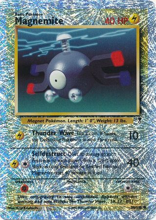 Pokemon Magnemite Reverse orders Holo #80/110