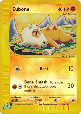Cubone 103 165 Common Reverse Holo Cubone 103 165 Common Reverse Holo