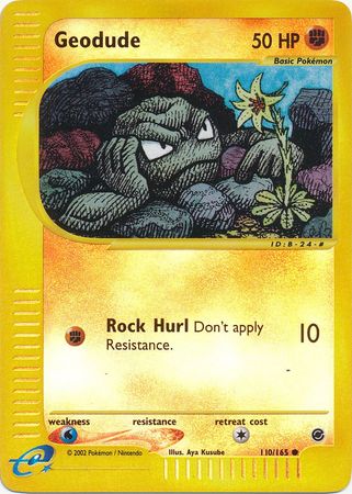 Geodude 110 165 Common Reverse Holo Expedition Reverse Holo Singles Geodude 110 165 Common Reverse Holo Expedition Reverse Holo Singles
