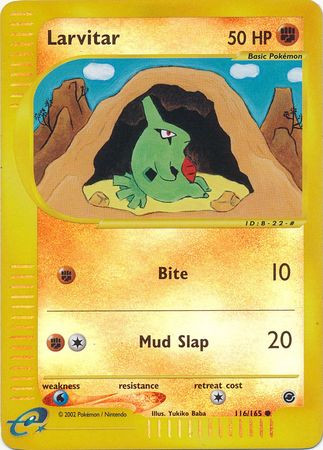 Larvitar 116 165 Common Reverse Holo Expedition Reverse Holo Singles Larvitar 116 165 Common Reverse Holo Expedition Reverse Holo Singles
