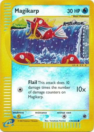 Magikarp 118 165 Common Reverse Holo Expedition Reverse Holo Singles Magikarp 118 165 Common Reverse Holo Expedition Reverse Holo Singles
