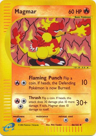 Magmar 86 165 Uncommon Reverse Holo Magmar 86 165 Uncommon Reverse Holo