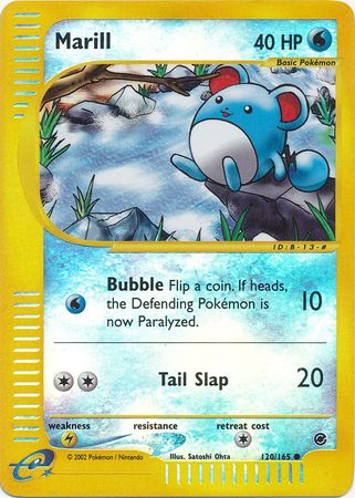 Marill 120 165 Common Reverse Holo Expedition Reverse Holo Singles Marill 120 165 Common Reverse Holo Expedition Reverse Holo Singles
