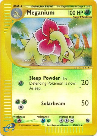Meganium 53 165 Rare Reverse Holo Expedition Reverse Holo Singles Meganium 53 165 Rare Reverse Holo Expedition Reverse Holo Singles
