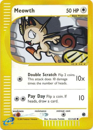 Meowth 121 165 Common Reverse Holo Meowth 121 165 Common Reverse Holo