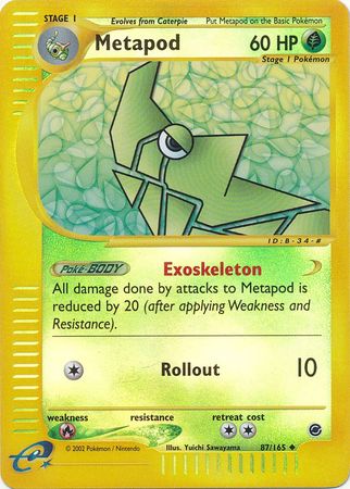 Metapod 87 165 Uncommon Reverse Holo Metapod 87 165 Uncommon Reverse Holo