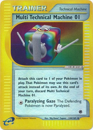 Multi Technical Machine 01 144 165 Uncommon Reverse Holo Expedition Reverse Holo Singles Multi Technical Machine 01 144 165 Uncommon Reverse Holo Expedition Reverse Holo Singles