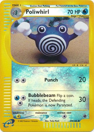 Poliwhirl 89 165 Uncommon Reverse Holo Expedition Reverse Holo Singles Poliwhirl 89 165 Uncommon Reverse Holo Expedition Reverse Holo Singles