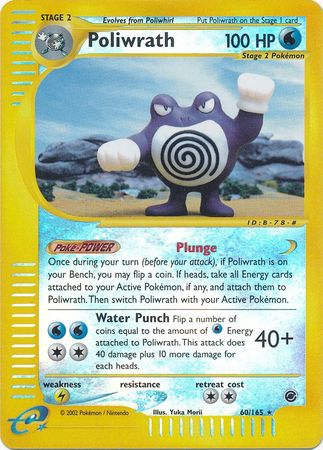 Poliwrath 60 165 Rare Reverse Holo Expedition Reverse Holo Singles Poliwrath 60 165 Rare Reverse Holo Expedition Reverse Holo Singles