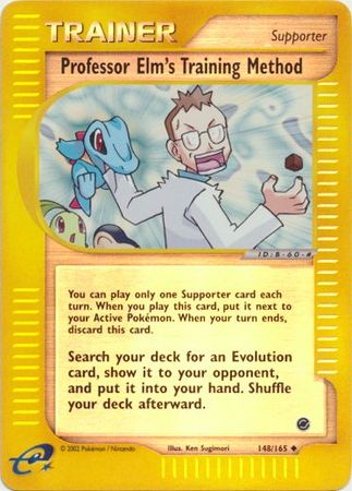 Professor Elm s Training Method 148 165 Uncommon Reverse Holo Expedition Reverse Holo Singles Professor Elm s Training Method 148 165 Uncommon Reverse Holo Expedition Reverse Holo Singles