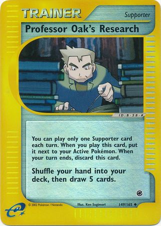 Professor Oak s Research 149 165 Uncommon Reverse Holo Professor Oak s Research 149 165 Uncommon Reverse Holo