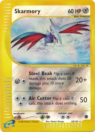 Skarmory 63 165 Rare Reverse Holo Skarmory 63 165 Rare Reverse Holo