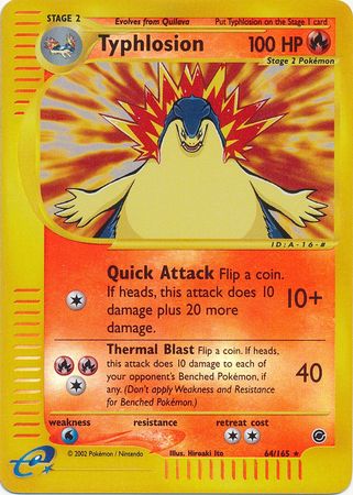 Typhlosion - 64/165 - Rare Reverse Holo