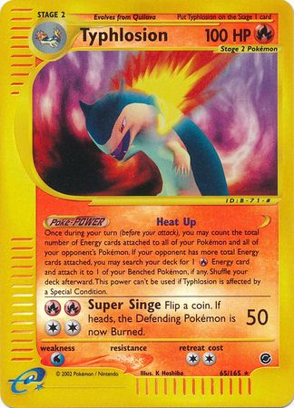 Typhlosion 65 165 Rare Reverse Holo Typhlosion 65 165 Rare Reverse Holo