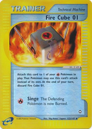 Fire Cube 01 122 147 Uncommon Reverse Holo Fire Cube 01 122 147 Uncommon Reverse Holo