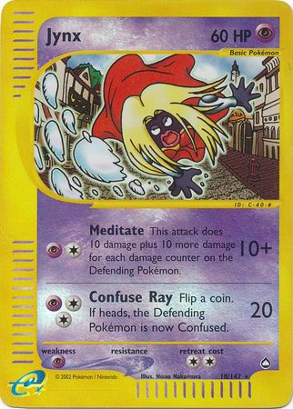 Jynx 18 147 Rare Reverse Holo Jynx 18 147 Rare Reverse Holo