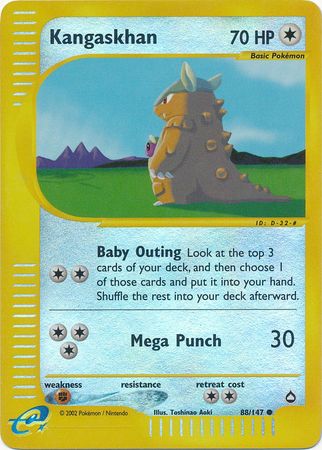 Kangaskhan 88 147 Common Reverse Holo Kangaskhan 88 147 Common Reverse Holo