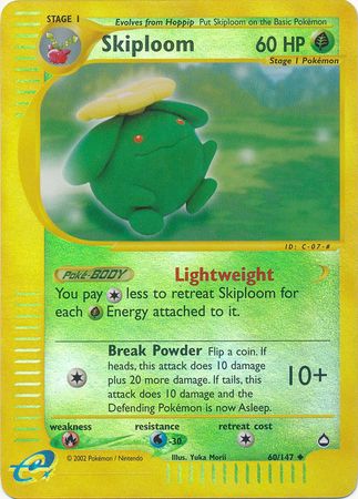 Skiploom 60 147 Uncommon Reverse Holo Skiploom 60 147 Uncommon Reverse Holo