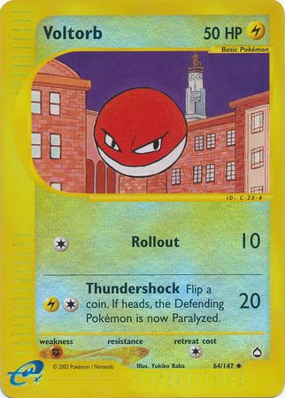 Voltorb 64 147 Uncommon Reverse Holo Voltorb 64 147 Uncommon Reverse Holo