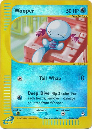 Wooper 66 147 Uncommon Reverse Holo Wooper 66 147 Uncommon Reverse Holo
