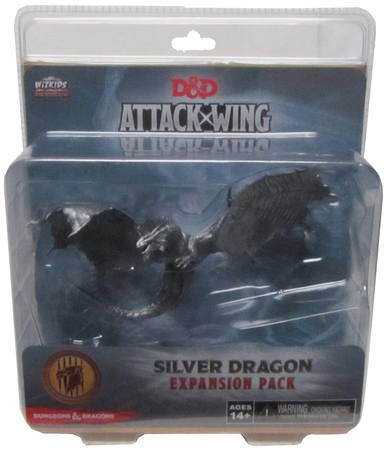 Dungeons Dragons Attack Wing Silver Dragon Expansion Pack WizKids Games WZK71605 Dungeons Dragons Attack Wing Silver Dragon Expansion Pack WizKids Games WZK71605
